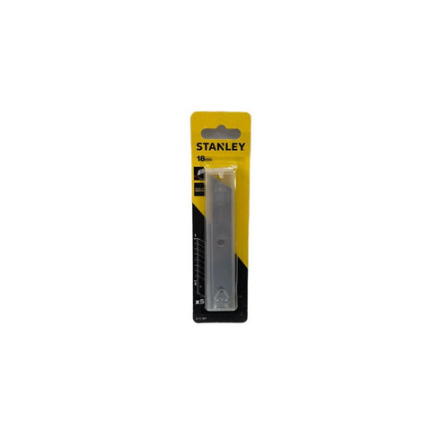 STANLEY 18MM SNAP OFF  BLADES 5PK